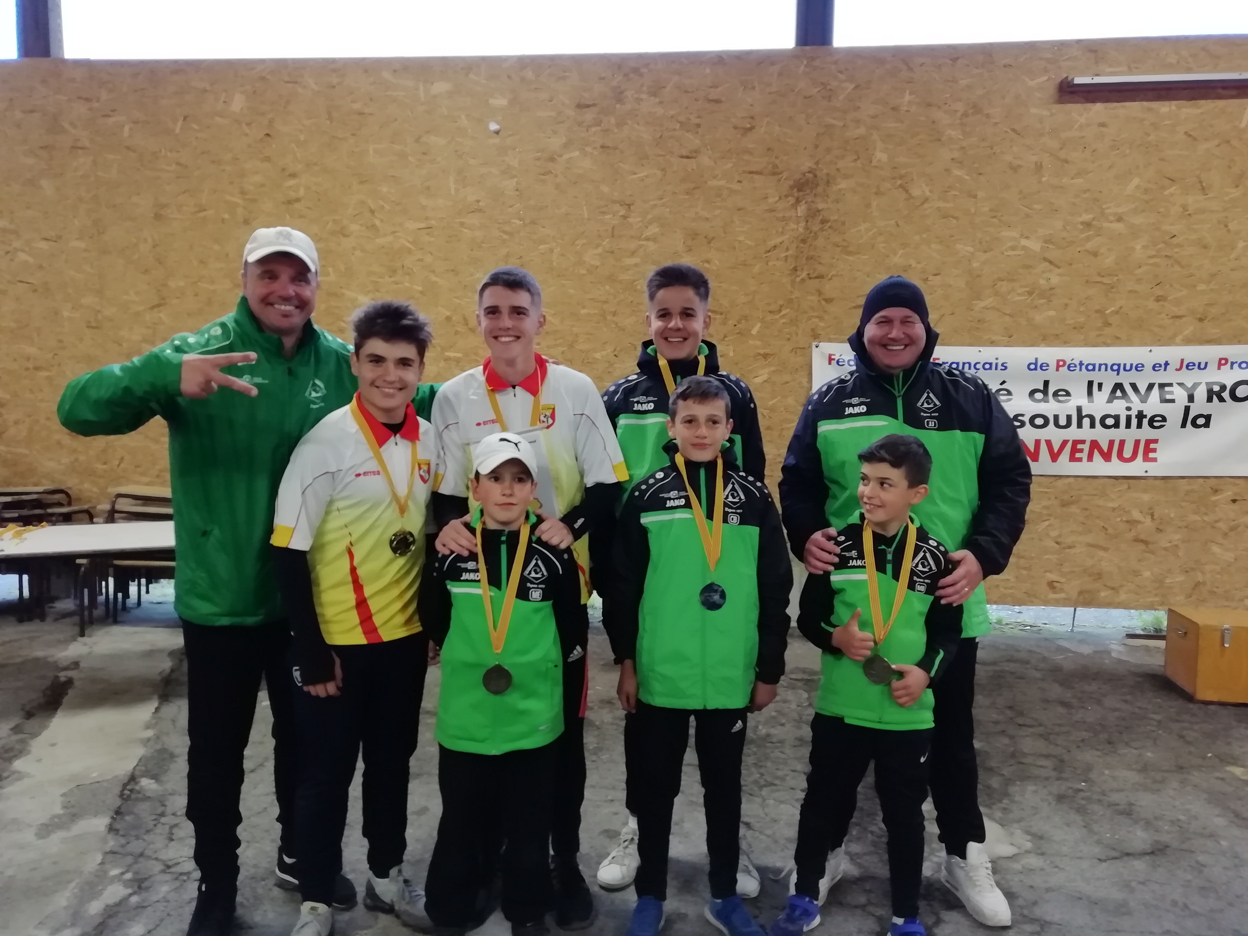 Résultats Championnat d’Aveyron Doublettes Jeunes