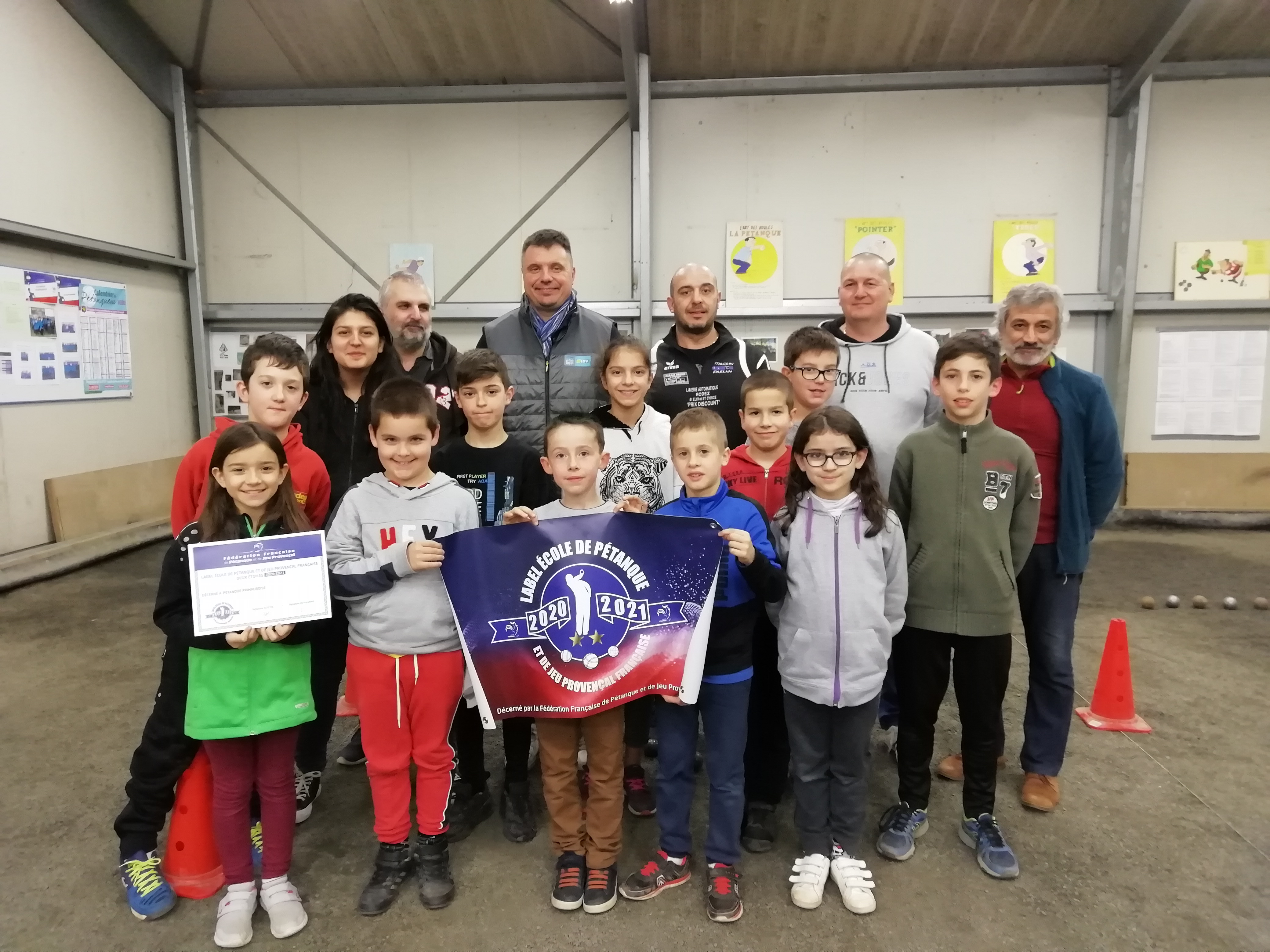 Labellisation de l'école de pétanque