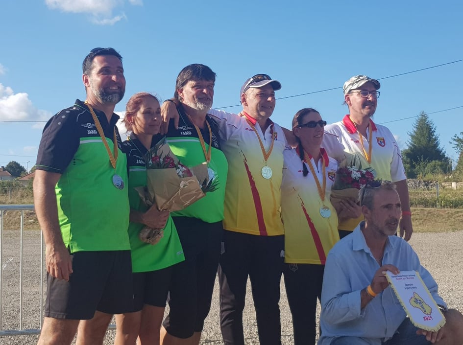 Vice-champions Triplette Mixte