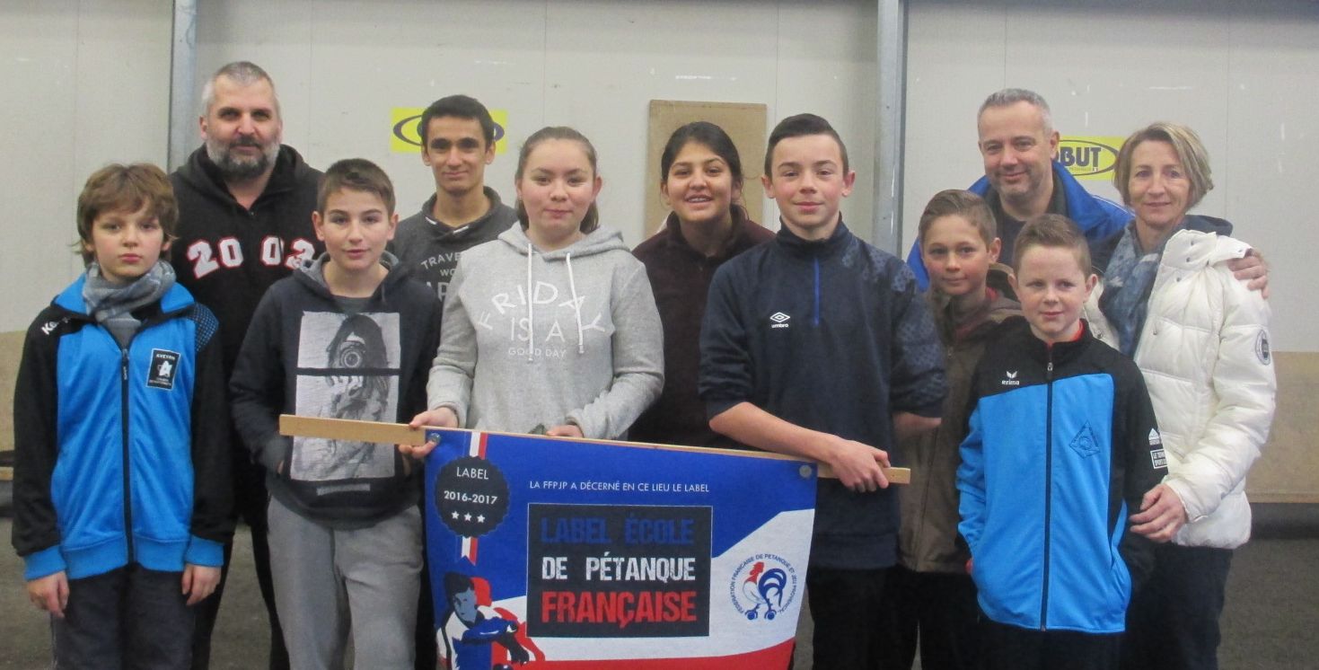 L'ecole de pétanque encore plus labellisée !