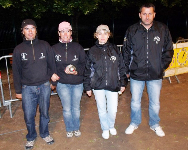 championnat d'Allier doublette mixte: les résultats