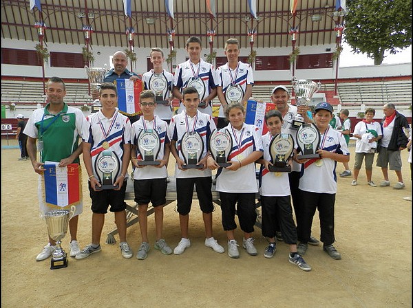 championnat de France jeunes : le palmarès