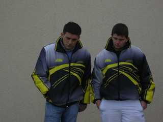 David et Nicolas au concours à Rocles David et Nicolas au concours à Rocles