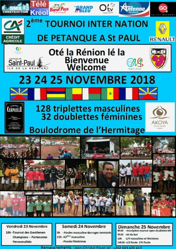 2ème TOURNOI INTER NATION de Saint-Paul