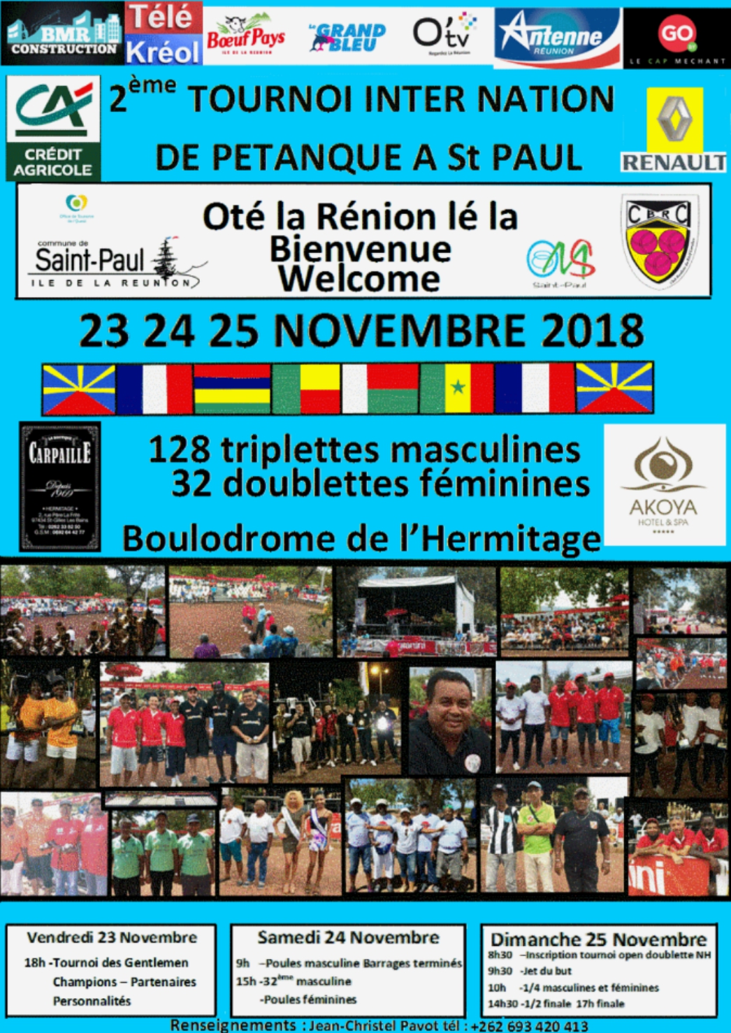 2ème TOURNOI INTER NATION de Saint-Paul