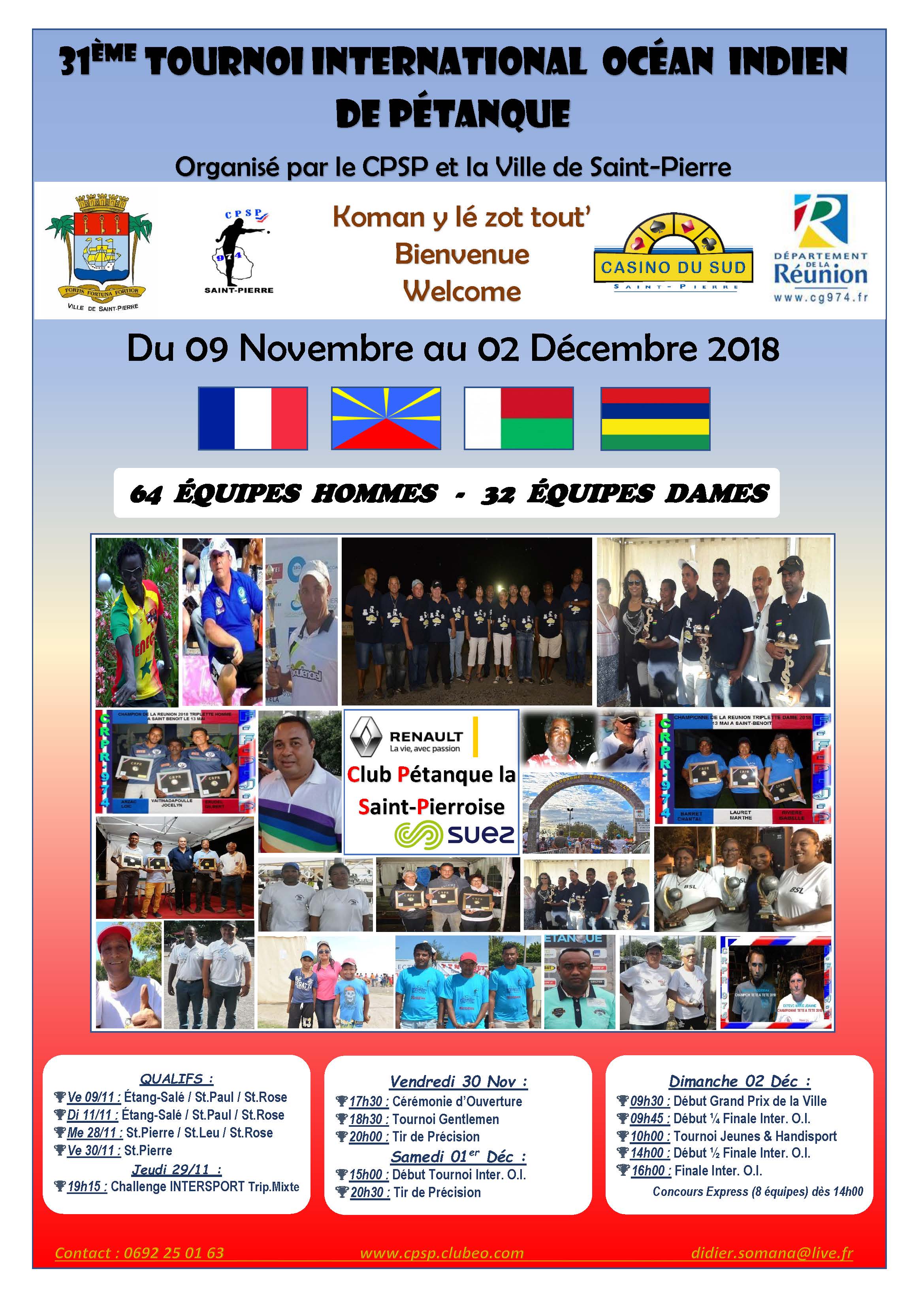 Inter OI de Saint-Pierre - 31ème édition Inter OI de Saint-Pierre - 31ème édition