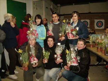 1° Duval Valérie, Mourin Marie-Line, Rohart Gracy - St-Fort    2°Gohier Maryne, Raimbault Fabienne, Raimbault Mathilde - Commer