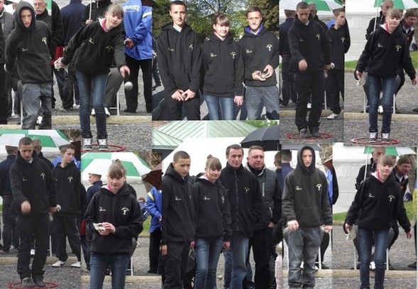 Les jeunes de St Fort au régional de pétanque à Pornichet