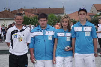 Les juniors au Championnat France a Soustons