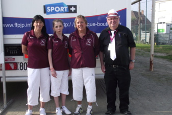 Les féminines au championnat de France de pétanque