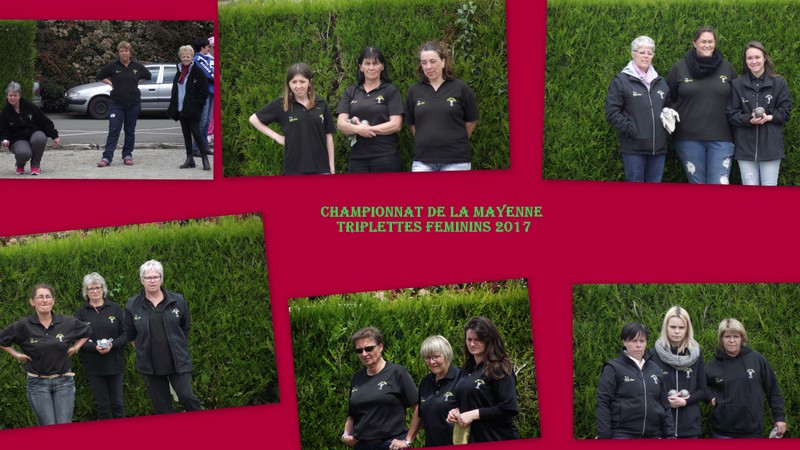 le championnat de la Mayenne triplette 2017 le championnat de la Mayenne triplette 2017