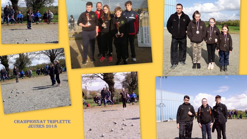 Championnat de la Mayenne promotion 2018 et triplette jeune Championnat de la Mayenne promotion 2018 et triplette jeune