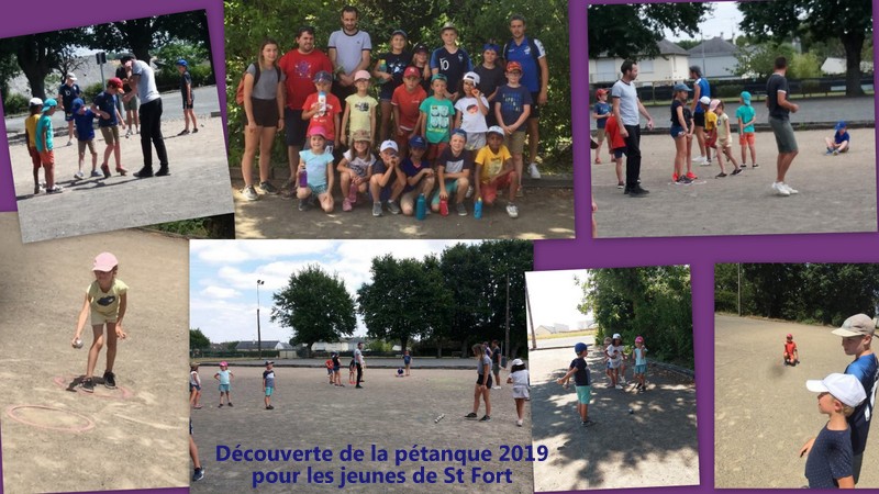 Initiation a la pétanque pour les jeunes St Fortais