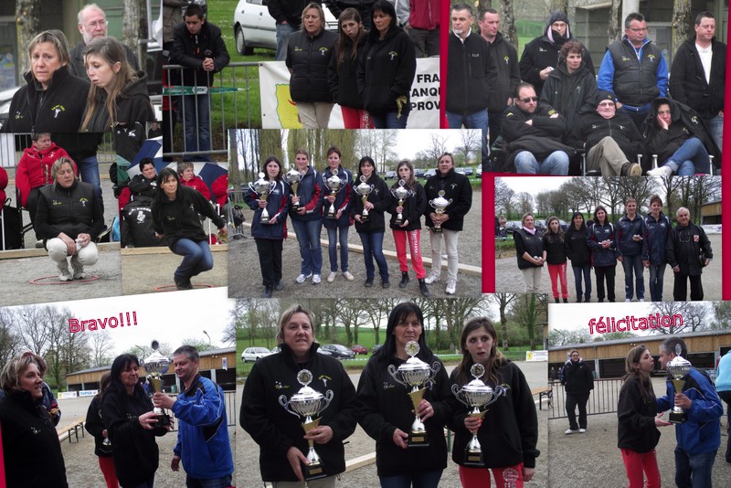 Une équipe féminine au championnat de France