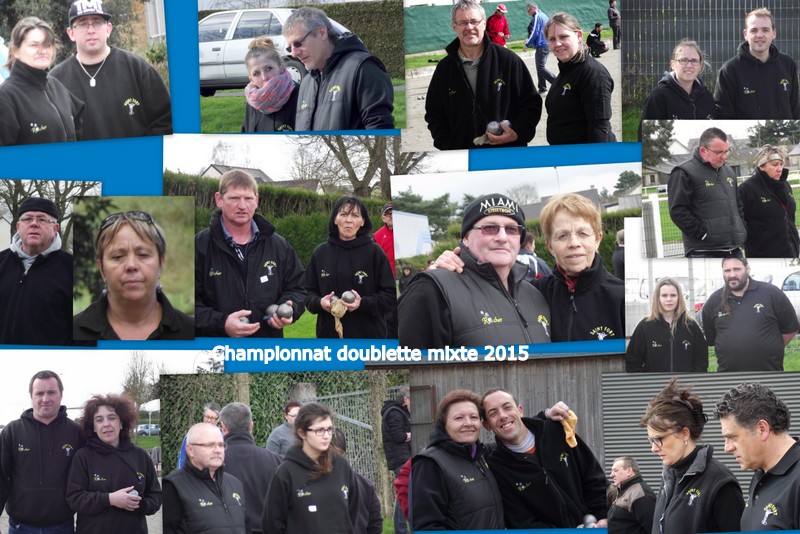 Championnat doublette mixte 2015
