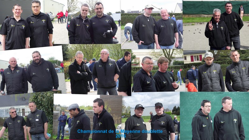 Championnat de la Mayenne Doublette 2016