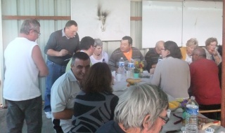 Mrr le president en pleine action Mrr le president en pleine action