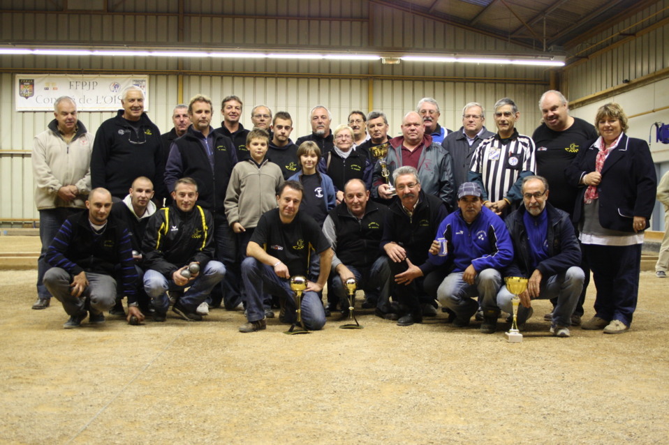 Résultats des championnats des clubs pour Le Meux Pétanque !!!