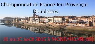 Tirage championnat de France jeu provençal doublettes à Montauban