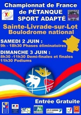 Championnat de France pétanque Sport Adapté