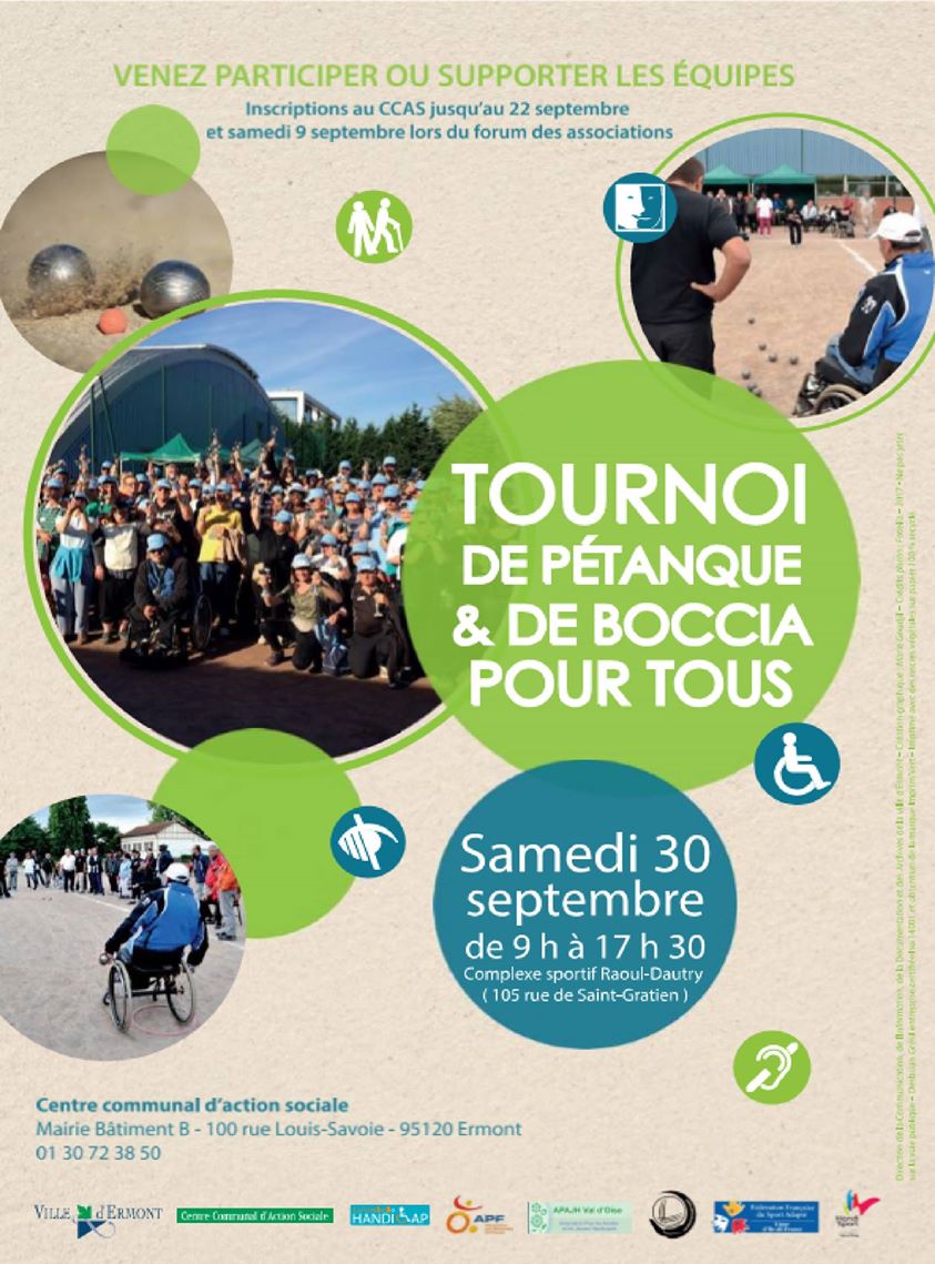 Tournoi d'intégration ERMONT 95 le 30/09/2017