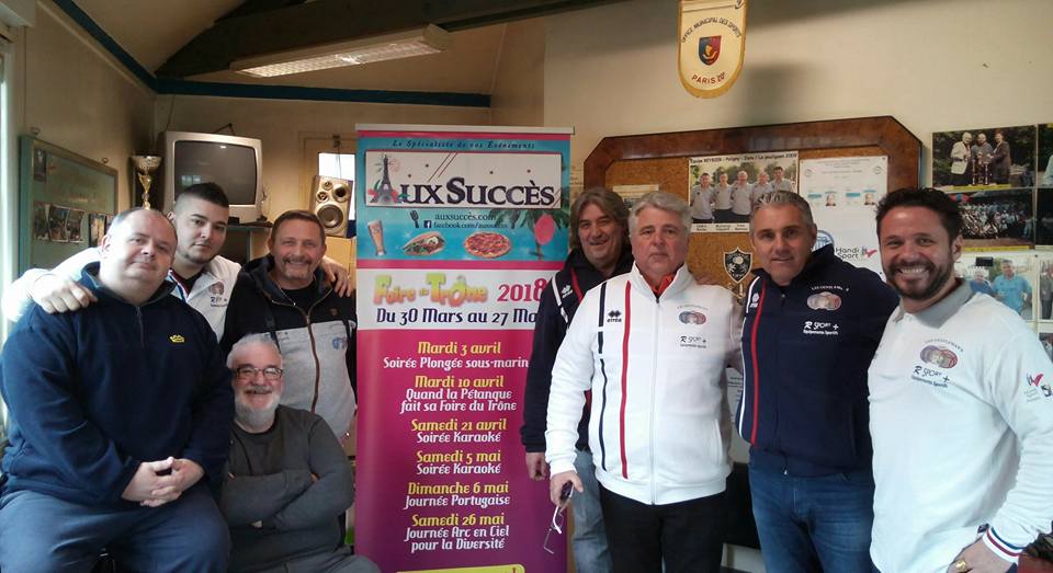 Préparation de la manifestation pétanque du 10/04/2018 foire du trône Paris Préparation de la manifestation pétanque du 10/04/2018 foire du trône Paris