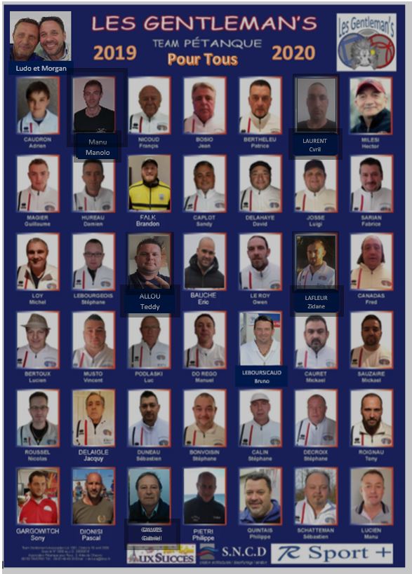 La team " les gentleman's" 2019/2020 La team " les gentleman's" 2019/2020