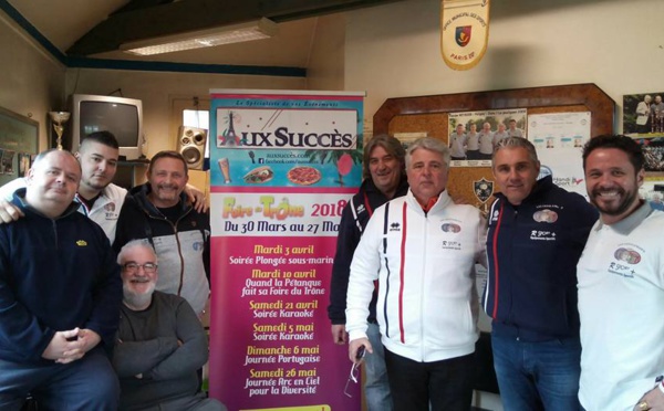 Préparation de la manifestation pétanque du 10/04/2018 foire du trône Paris