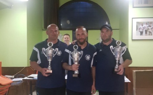 Finale ligue Bourgogne triplettes pour Tony ROIGNEAU