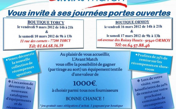 Portes ouvertes L'avant MATCH