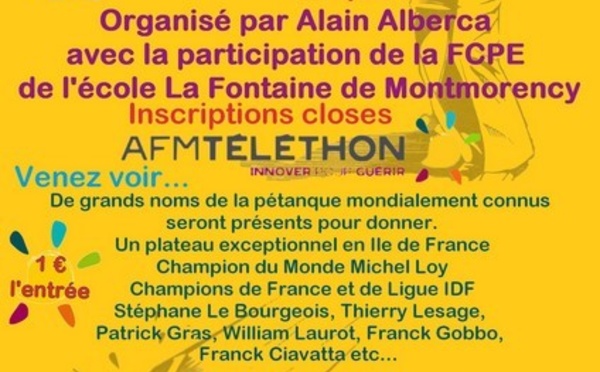 Concours handisport au profit de l’AFM – Téléthon