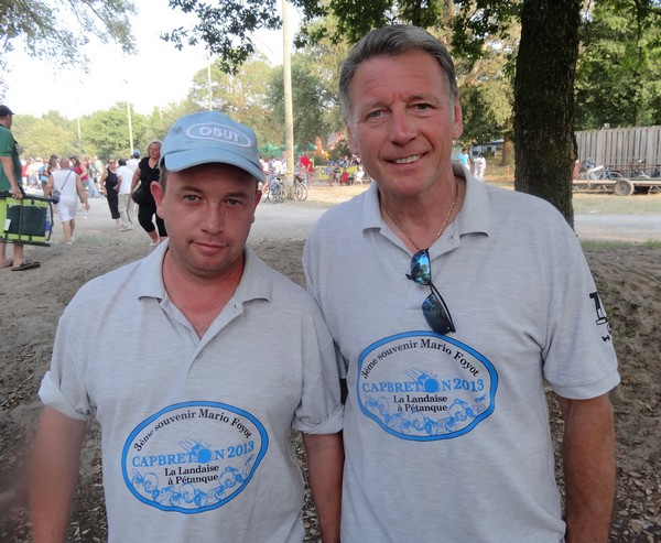 Stéphane LE BOURGEOIS et Christian DAVID lors du 3ème Souvenir Mario FOYOT à Capbreton. Stéphane LE BOURGEOIS et Christian DAVID lors du 3ème Souvenir Mario FOYOT à Capbreton.