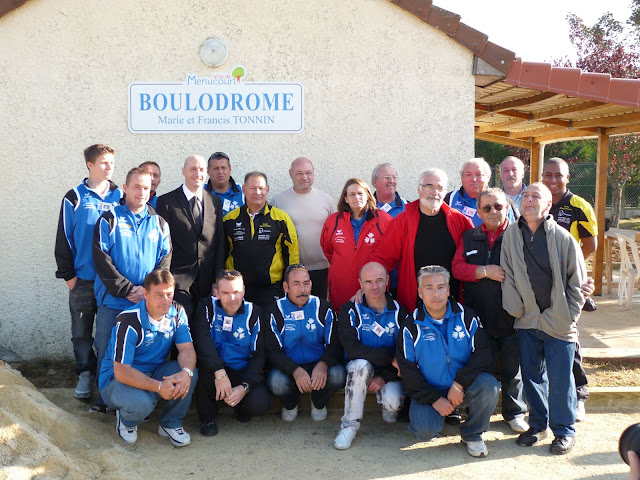 Inauguration du terrain de pétanque de Menucourt Inauguration du terrain de pétanque de Menucourt