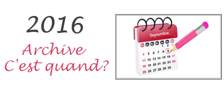 Calendrier 2016