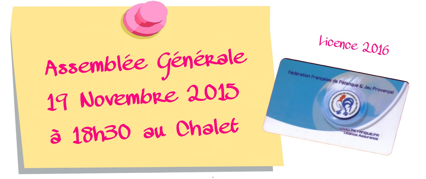 Assemblée Générale 2015 Assemblée Générale 2015