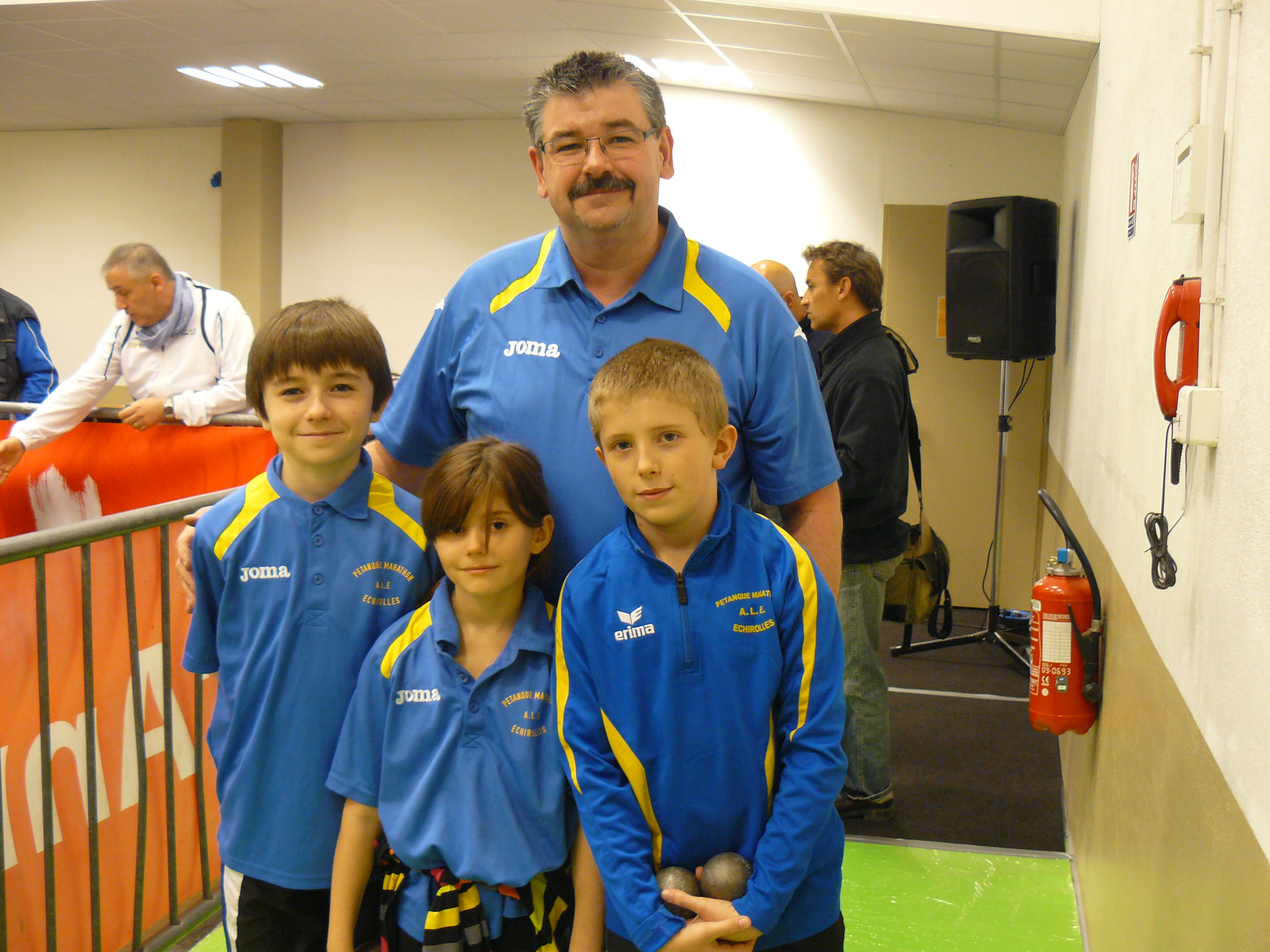 VincentnSophie,Sebastien et initiateur David VincentnSophie,Sebastien et initiateur David