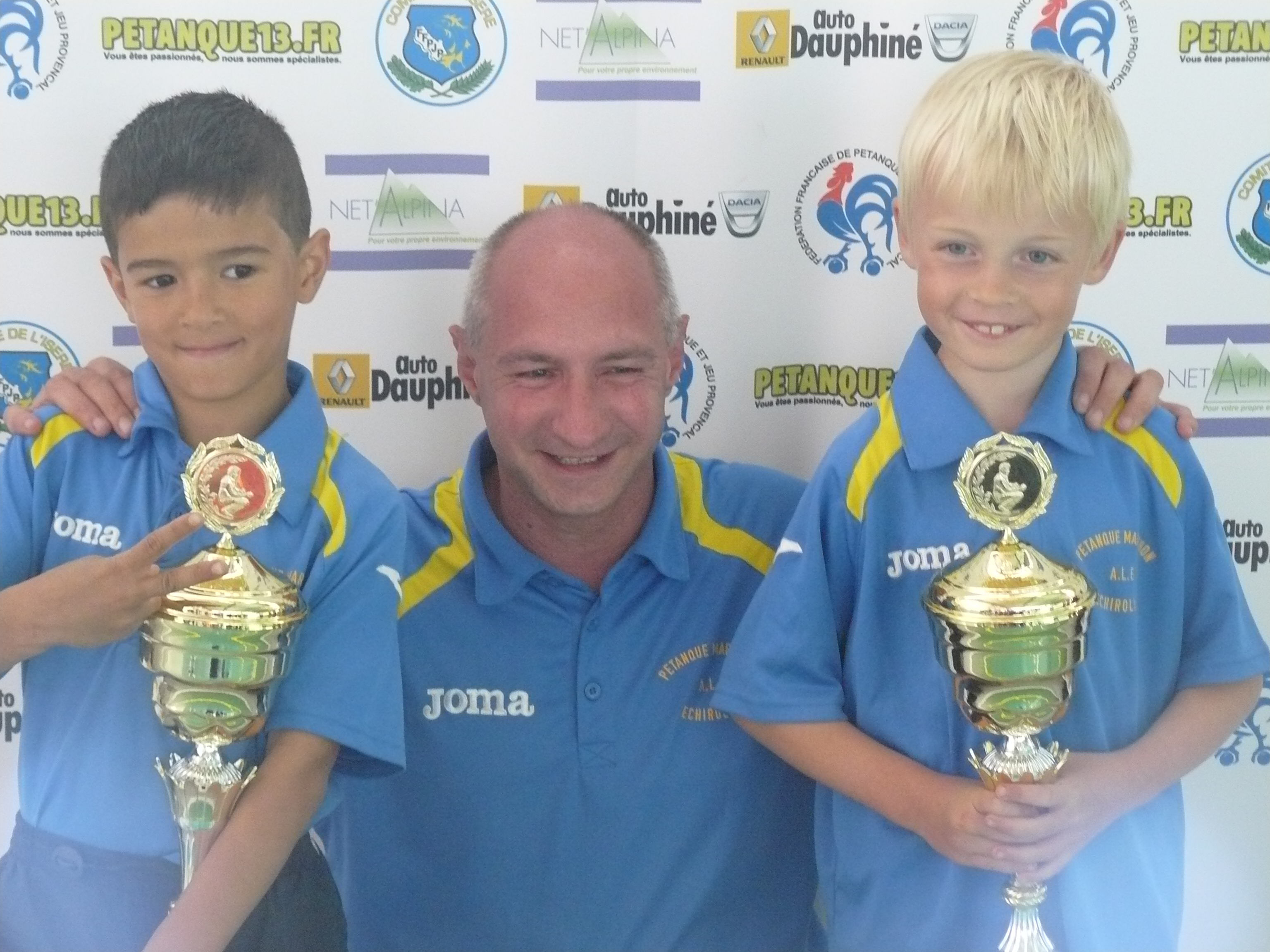 theoden ,eric et maruis finaliste en benjamin