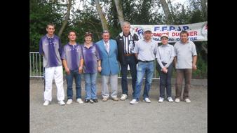 RESULTAT DU CHAMPIONNAT TRIPLETTE MIXTE A  MEILLANT LES  29 ET 30 MAI