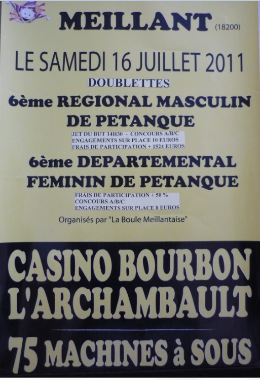 REGIONAL DE MEILLANT LE 16 JUILLET REGIONAL DE MEILLANT LE 16 JUILLET