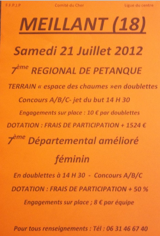 REGIONAL DE MEILLANT REGIONAL DE MEILLANT