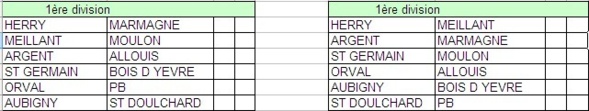 CHAMPIONNATS DES CLUBS