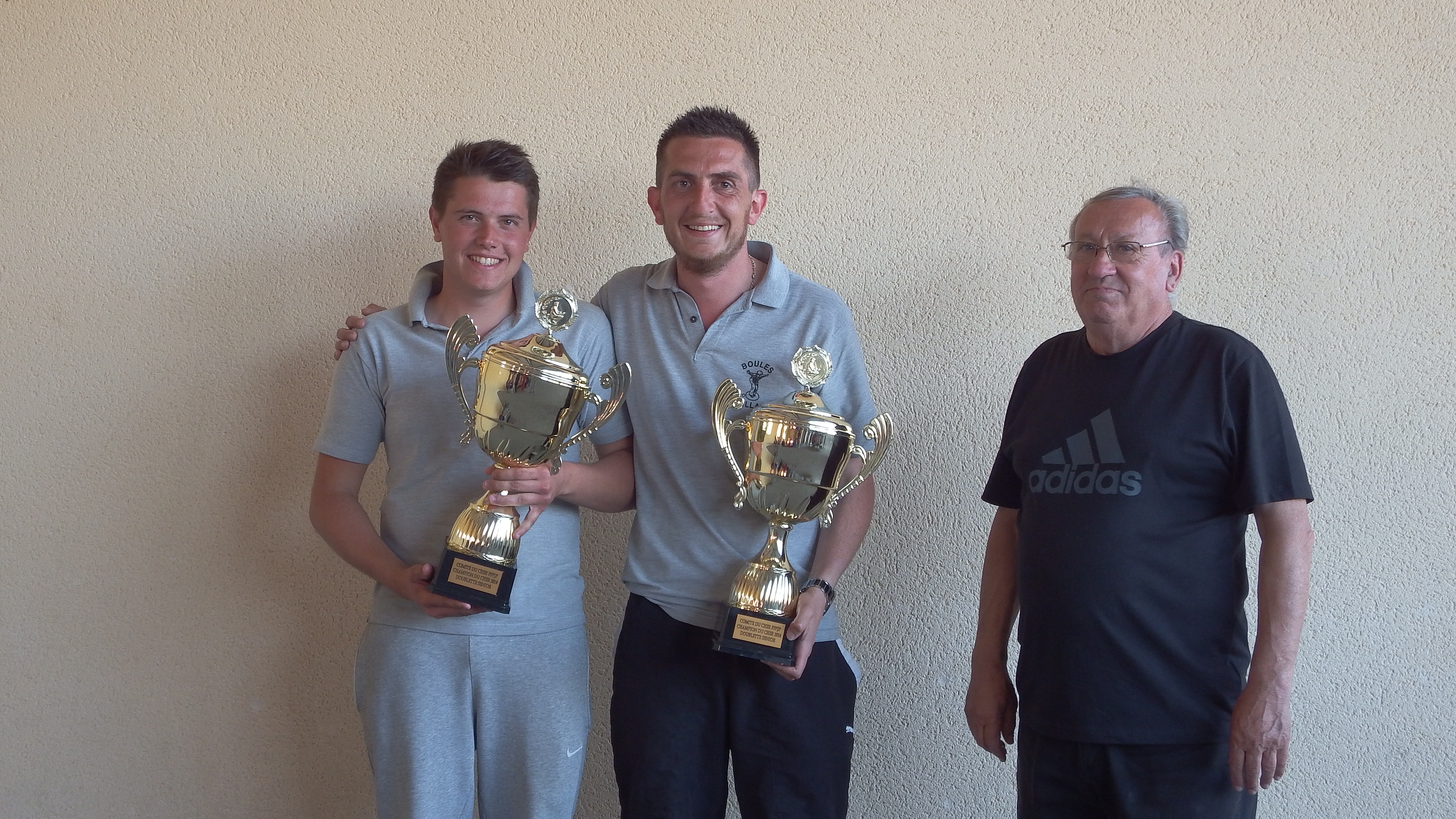 VICTOIRE POUR ANTOINE ET KEVIN