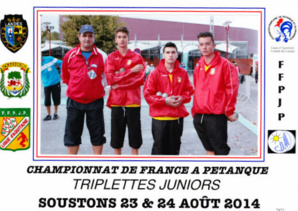 Les Jeunes Montéchois au "France triplettes" Les Jeunes Montéchois au "France triplettes"
