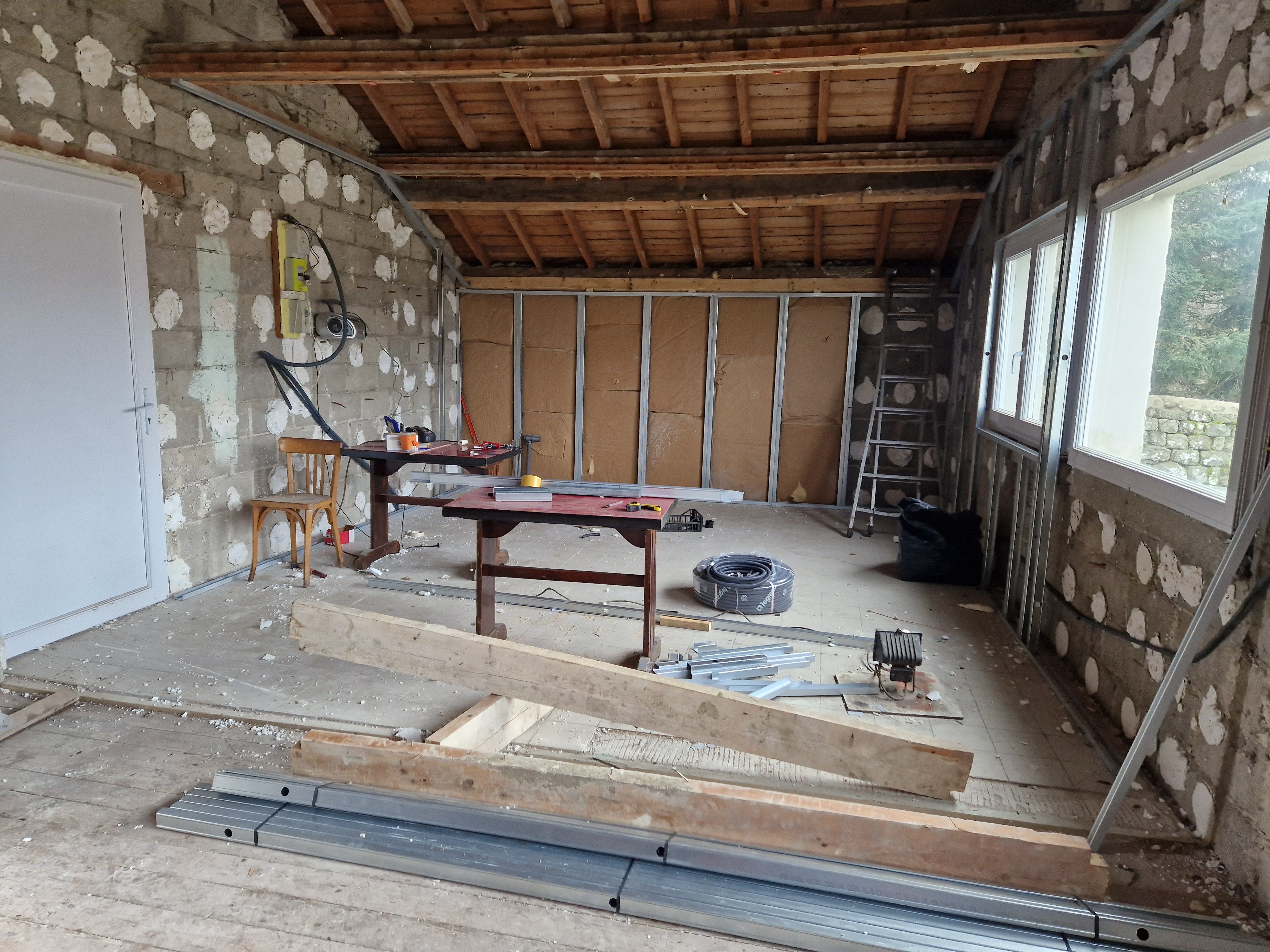 Suite des travaux