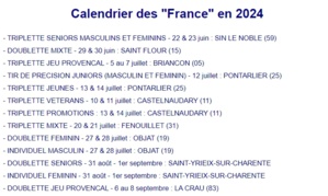 CHAMPIONNATS DE FRANCE 2024