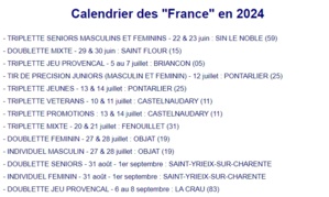 CHAMPIONNATS DE FRANCE 2024 CHAMPIONNATS DE FRANCE 2024