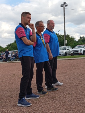 Triplette victorieuse contre St Doulchard Triplette victorieuse contre St Doulchard