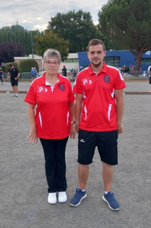 Quentin et Anne Marie (Déléguée du CD18)
