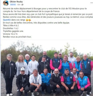 1ER TOUR DE ZONE DE LA COUPE DE FRANCE 2024 1ER TOUR DE ZONE DE LA COUPE DE FRANCE 2024