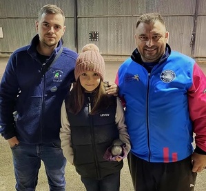 Belle triplette! Quentin, Typhaine et Régis Belle triplette! Quentin, Typhaine et Régis